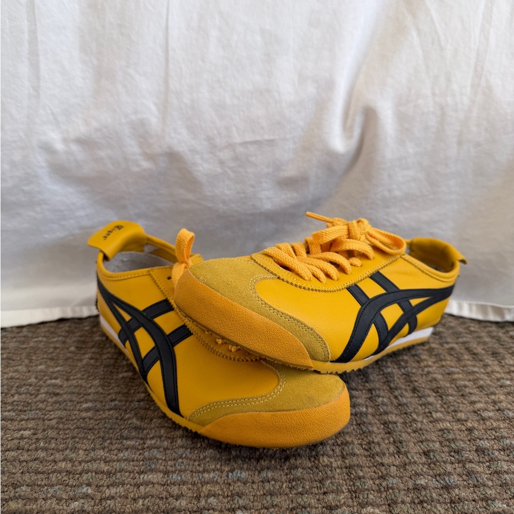 Onitsuka Tiger by Asics Mexico 66 Yellow and Black Shoes Kill Bill Unisex